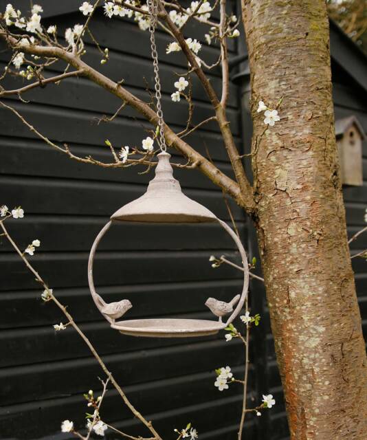 Round Metal Hanging Bird Feeder - image 1