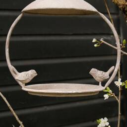 Round Metal Hanging Bird Feeder - thumbnail 2