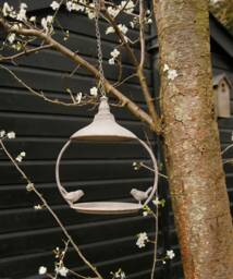 Round Metal Hanging Bird Feeder