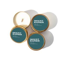 Mount Rainier National Park Travel Tin Candle - thumbnail 2
