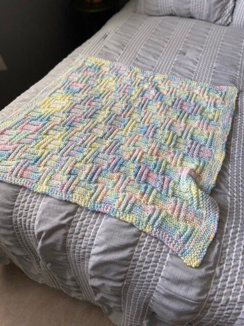 Soft Rainbow Gender Neutral Baby Car Blanket - image 1