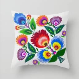 Colorful Vivid Flowers Throw Cushion Covers/Summer Trend Case/Summer Lumbar Pillow Case/Spring Cover/Living Room Decor - thumbnail 2