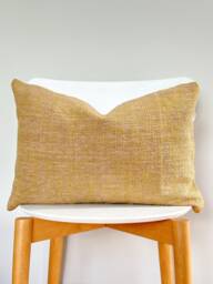 Brown Tribal Hemp Hand Woven Natural Dye Color Pillow Cover - thumbnail 1