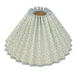 Pleated Lampshade - Pinto Ian Sanderson Natural Flat Bottom Lamp Or Pendant Light - thumbnail 2