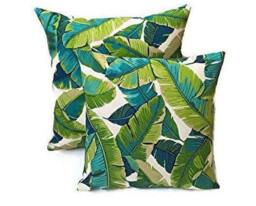 Sale/Set Of 2 - Outdoor Pillow Cover, Tropical Outdoor Cover - thumbnail 1