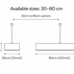 Wood Pendant Light - Minimalist Ceiling Lamp For Dining Room Or Kitchen Japandi - thumbnail 2