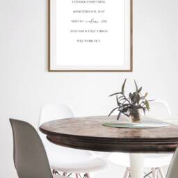You Can't Control Everything Sometimes You Just Need To Relax, Print Self Love, Motivational Prints, Inspirational Quotes, Wall Art, Gift - thumbnail 3