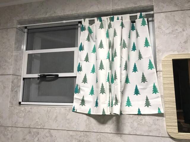 Cotton Linen Cafe Curtain Window Valance/Window Treatment Topper/Kitchen/Bathroom/Kids Nursery Living RoomForest Pine Tree, Free Gift - image 1