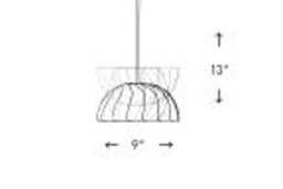 Brass Iris Rod Pendant Lamp Modern Mood Lighting - thumbnail 4