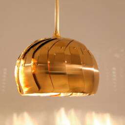 Brass Iris Rod Pendant Lamp Modern Mood Lighting - thumbnail 2