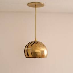Brass Iris Rod Pendant Lamp Modern Mood Lighting - thumbnail 3