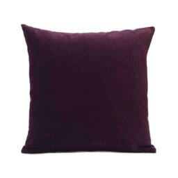 Dark Purple - Plum Pillow, Throw Pillow Cover, Decorative Cushion Pillowcase, Accent Velvet Home Decor - thumbnail 1