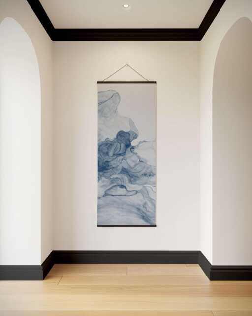 Abstract Watercolour Tapestry - Wall Hanging Unique Art - image 1