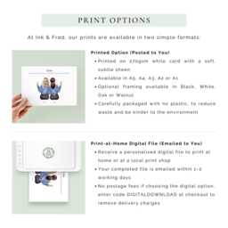 Personalised Best Friend Print - Custom Illustration, Friendship Gift - thumbnail 2