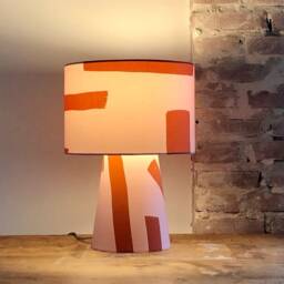 Modern Living Room Or Bedside Table Lamp. Designer Statement Funky Lighting - thumbnail 2