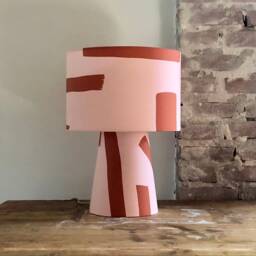 Modern Living Room Or Bedside Table Lamp. Designer Statement Funky Lighting - thumbnail 1