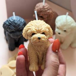 Candle. Candles. Christmas Candle. Gift. Dog Candle - thumbnail 3