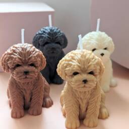 Candle. Candles. Christmas Candle. Gift. Dog Candle - thumbnail 2