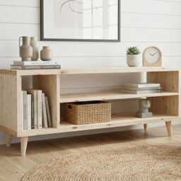Solid Wood Vinyl Cabinet/Tv Stand Hi-Fi Storage Lowboard - thumbnail 4