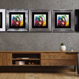 Patrice Murciano Wall Art -Bear Pop - Framed Print With Border - 55cm X 55cm Choice Of Frame Colour - thumbnail 3