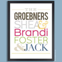 Family Wall Art Personalized Print Last Name Gifts Housewarming Gift - thumbnail 2