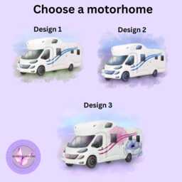 Personalized Motorhome Keyring Custom Text, Rv Travel Gift - thumbnail 2
