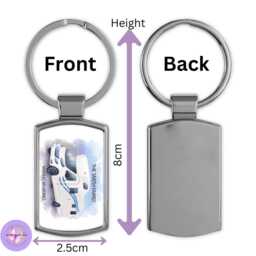 Personalized Motorhome Keyring Custom Text, Rv Travel Gift - thumbnail 3
