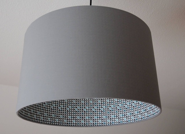 "Lampshade ""Triangles-stone" - image 1