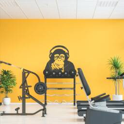 Banksy Thinking Monkey Removable Vinyl Wall Decal Stickers Home Decor Art - thumbnail 3