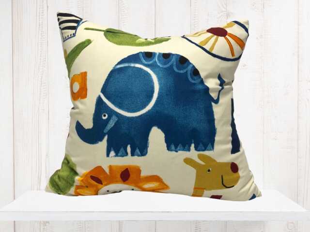 Animals & Alphabet Decorative Pillow Cover - Kids Nursery Decor - image 1