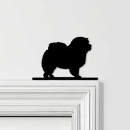 Door Topper Chow Dog Various Colours Top Of Decorative Sign - Sign, Novelty Wall Decor, Frame Art, Art - thumbnail 1