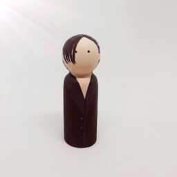 Brett Anderson Inspired Hand-Painted Peg Doll Christmas Ornament - thumbnail 2