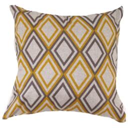 "Yellow Pillow Cover- Diamond Cover - Modern Decorative Accent Pillow.16"", 17"", 18"", 20"" 24"" 26" - thumbnail 2