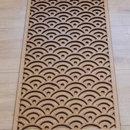 Japanese Wave Radiator Cover Screen Laser-Cut Mdf Wall Art Many Sizes 0156 - thumbnail 1