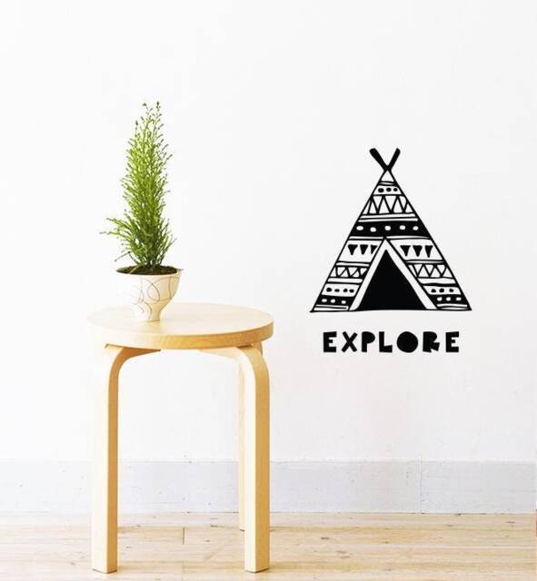 Explore Camping Wall Sticker Decal - Quotes, Decals, Words, Inspiration, Decor, Family