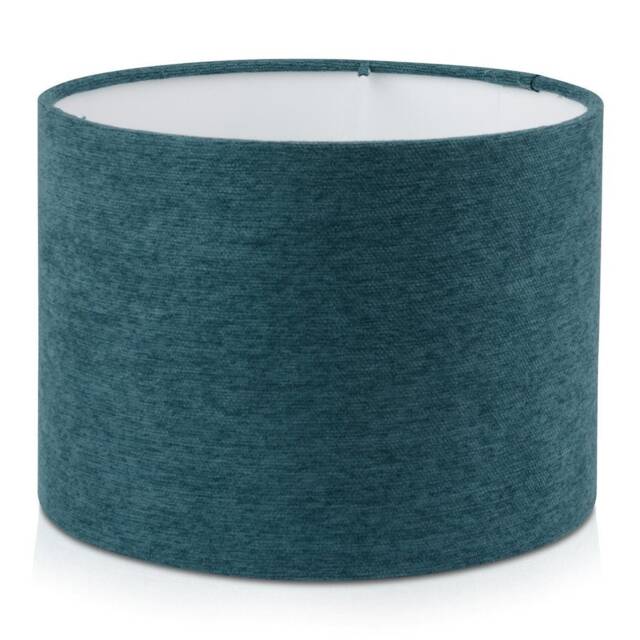 Fine Chenille Teal Green Lampshade Handmade in UK Fabric Vintage Retro Shade Bedroom Living Room Lamp Shade - image 1