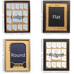11x14 Granddogs Grandpets Name Picture Frame - Honey Oak Frame, Grand Dog Lover Gift, Laser Engraved Collage - thumbnail 4