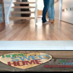 "Doormat With Name, Individually ""Home Sweet Home" - thumbnail 2