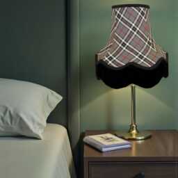 Scottish Tartan Fabric Lampshade Handmade For Ceiling Pendants, Table Lamp Shades, Floor Standard Lamps & Candle Clip Wall Lights - thumbnail 3