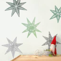 Holiday Star Kit - Fabric Wall Decal Evergreen Mej - thumbnail 4