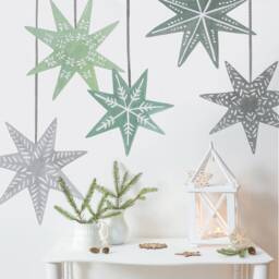 Holiday Star Kit - Fabric Wall Decal Evergreen Mej - thumbnail 1