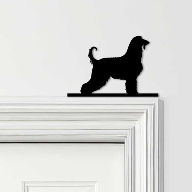 Door Topper Afghan Hound Dog Various Colours Top Of Decorative Sign - Novelty Wall Decor, Frame Art, Art - image 1