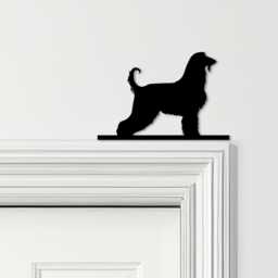 Door Topper Afghan Hound Dog Various Colours Top Of Decorative Sign - Novelty Wall Decor, Frame Art, Art - thumbnail 1