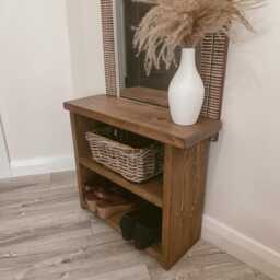 Handmade Solid Wood Side Table - Many Colours & Sizes - thumbnail 2