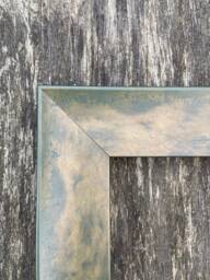 Italian Design Picture Frame, Green & Yellow, Bespoke Made