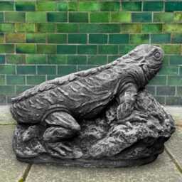 Realistic Stone Lizard Statue Concrete Reptile Sculpture Handmade Garden Animal Decor Outdoor Wildlife Figurine Lawn Ornament Art Gift - thumbnail 3