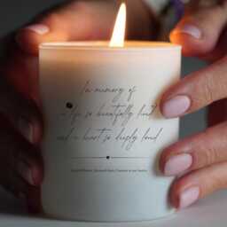 In Memory Of Candle Gift - Memorial -150G- 250G- Refill- Tea Light Holder - thumbnail 2