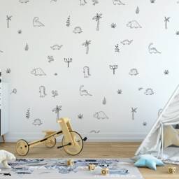 Kids Dinosaur Wall Stickers, Decals, Childrens Nursery Art, Dino Stickers - thumbnail 3