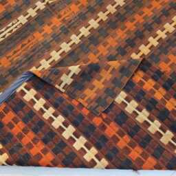 Vintage 6x10 Kilim Rug, Handwoven Red Brown Tribal Area Boho Rustic Southwestern Decor - thumbnail 4