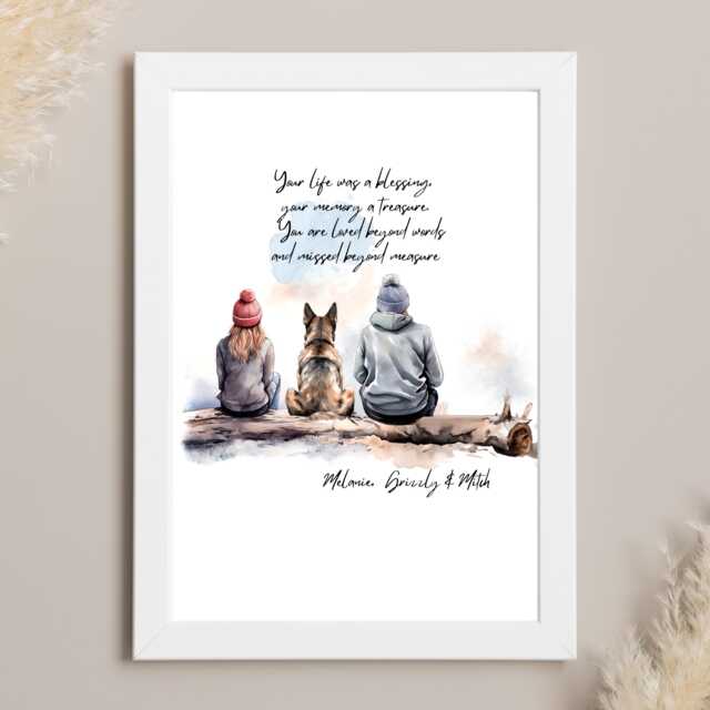 Dog Bereavement Gift, Pet Loss Gifts, Memorial Loss, Rip Dog, Of Losing A Memory, Passing Away - image 1